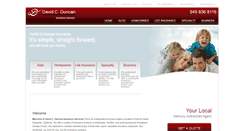 Desktop Screenshot of duncaninsuranceservices.com